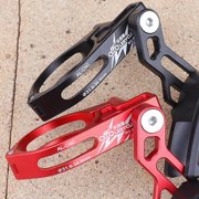 Aluminum Alloy Chain Guide MTB Single Speed Road Mount Bike System Alloy Adjuster Single Velocity Bike Single Speed Road Part Universal red