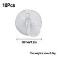 thumbnail image 4 of 10 Pcs Ventouse Réutilisable en PVC avec Crochet Solide pour Décoration de Maison en Verre, 4 of 8