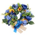 thumbnail image 3 of Guirlande de Fleurs Bleue et Jaune Porte d'Entrée, 3 of 11