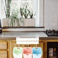 thumbnail image 2 of WEUVEB 1Set Sorting Small Trash Bin Square Simple Design Kitchen Garbage Bin Waste Recycling 5.5X4.32X4.32in, 2 of 7