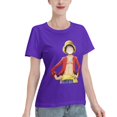 thumbnail image 2 of Women's Basic Short Sleeve T-Shirt One Piece Luffy, 2 of 6