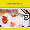 thumbnail image 3 of Household 2-sided Cutting Board Plastic Chopping Board with cutting board plastic Juice Groove Kitchen Tool, 3 of 7