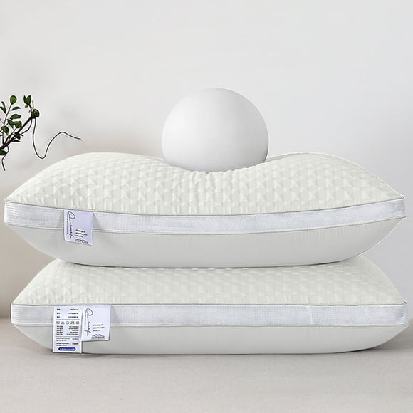 Chmadoxn Bed Pillows For Sleeping Size Pack Of 1 Hotel Quality Pillows Fiber Breathable Cool Cover-Friendly Pillows Pillows