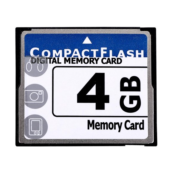 niceEshop(TM) Professional 4GB Compact Flash Memory Card(White&Blue)