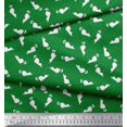 thumbnail image 3 of Soimoi Tissu Crêpe polyester Imprimé Floral & Chat 1 Yard 42 Pouces de Large, 3 of 3