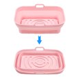 thumbnail image 4 of Foldable Air Fryer Liner Silicone Air Fryer Basket Insert with Raised Edges Universal Baking Tray Kitchen Cooking Accessory, 4 of 8