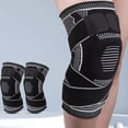 thumbnail image 1 of 20 Compression Knee Support Brace for Athletic Training Sports and Fitness Activities Unisex Design, 1 of 6