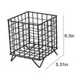 thumbnail image 3 of Aursykel Iron Coffee Pod Organizer Basket for Capsules Tea Bags Snacks Storage Home Office School with Modern Mesh Design Space Saving Solution for Coffee Bar Kitchen, 3 of 6