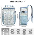 thumbnail image 3 of Tropical Cooler Backpack 20L - High-Capacity Insulated Beach Bag with Seashell & Starfish Design, Perfect for Outdoor Adventures, 3 of 5