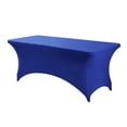 thumbnail image 1 of Stretchable Polyester Rectangle Table Cover for Outdoor Events – Elastic Fitted Design for Parties Weddings Banquets and Gatherings – Table Protector, 1 of 7