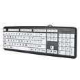 thumbnail image 3 of Xingzhi Computer Large Print Wired Keyboard Fluent Typing Lightweight USB Keyboards Cable Input Equipment Keypad Elderly Weak Sight, 3 of 8