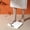 White WH, variant on ABPWLY Electronic Body Weight Scale USB Charging Digital Bathroom Scale High Precision Weighing Sensor 26x26cm Black White