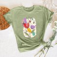 thumbnail image 2 of RKSTN Hauts d'Été pour Femmes 2024 Décontractés Coupe Ample Polyvalents T-Shirts Graphiques Mode à Imprimé Floral Respirants Manches Courtes Col Rond T-shirt Blouses, Cadeaux de la Fête des Mères, 2 of 5