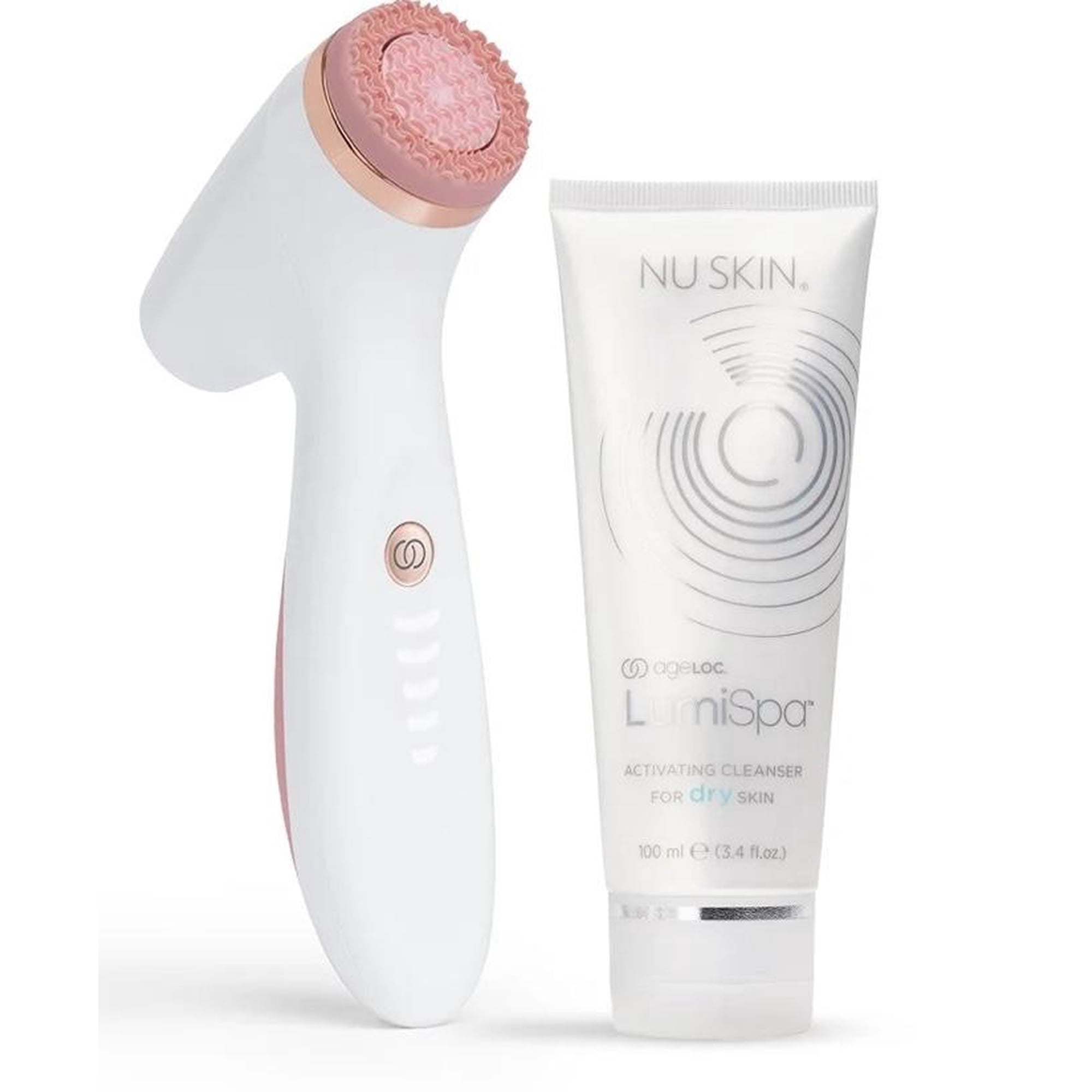 Nu Skin ageLOC LumiSpa iO Rose Gold + Dry Type Cleanser Starter