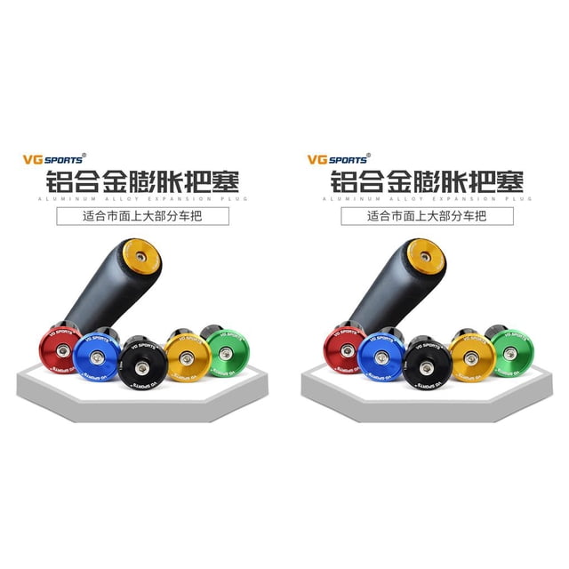 Youkk Poignée de Vélo Non Déformable avec Bord Rond Universel et Résistant aux Couleurs Convient à la Plupart des Vélos Bleu 2Set