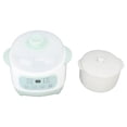 thumbnail image 1 of 1L 200W Slow Cooker, Ceramic Interior, MultiFunction Timer Electric Stew Cooker for Cooking Timing Uniform Heating, 1 of 8