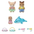 thumbnail image 2 of Calico Critters Nursery Friends - Pool Fun Trio, ensemble de 3 figurines de poupée à collectionner avec accessoires, 2 of 5