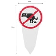 thumbnail image 2 of RRJ No Pooping Dog Signs for Yard, Durable PVC Outdoor Dog Poop Notice, Garden Dog No Peeing Pooping Signs, Pet Waste Yard Sign for Lawn Grass Protection, Dog Poop Sign for Property Boundary, 2 of 9