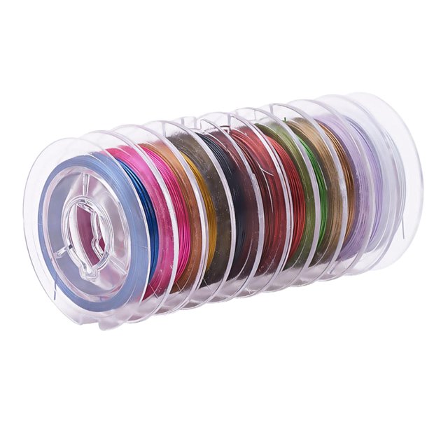 Shangren 10m Tiger Tail 7-Strand Bead Stringing Jewelry Making Beading Wire Colorful
