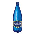Montellier Lemon Carbonated Natural Spring Water 1 L, Bottle