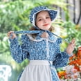 thumbnail image 4 of Tranfacy Robes d'Automne pour Filles, Robe Décontractée à Manches Longues, Robe à Pois à Manches Longues Col à Volants Robe Trapèze pour Filles 5-14 Ans, 4 of 4