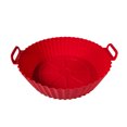 thumbnail image 1 of Red Reusable Fryer Liner In Red Silicone For Air Fryer #43u31, 1 of 4