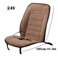 thumbnail image 3 of Hearth & Gear 24V Heated Car Seat Cushion 45 65 ℃ Heated Car Seat Cushion With Elastic Band Quick Heating Intelligent Control Car Seat Heating Pad For Winter Car Seat, 3 of 6