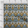 thumbnail image 1 of oneOone Polyester Lycra Fabric Diamond & Swirl Ikat Print Fabric By Yard 56 Inch Wide, 1 of 4