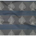 thumbnail image 4 of oneOone Organic Cotton Poplin Twill Fabric Chevron & Tree Block Printed Craft Fabric BTY 42 Inch Wide, 4 of 4