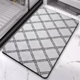 thumbnail image 2 of Indulge in Plush Comfort with our 20x32in Boho Bathroom Runner Rug - Non-Slip, Moroccan Geometric Design, Soft & Machine Washable Farmhouse Bath Mat for Bathtub, Sink, and Shower, 2 of 5