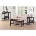 thumbnail image 5 of Pemberly Row Modern Console Table in Black Wood Finish, 5 of 5