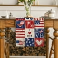 thumbnail image 1 of TopLLC Memorial Day Decorations,4Th of July Decorations, Patriotic Decorations Holiday Table Decoration With Traditional Color Linen Table runner, 1 of 6