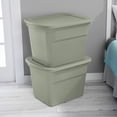 thumbnail image 4 of Sterilite Boîte 68L - Vert, 4 of 4