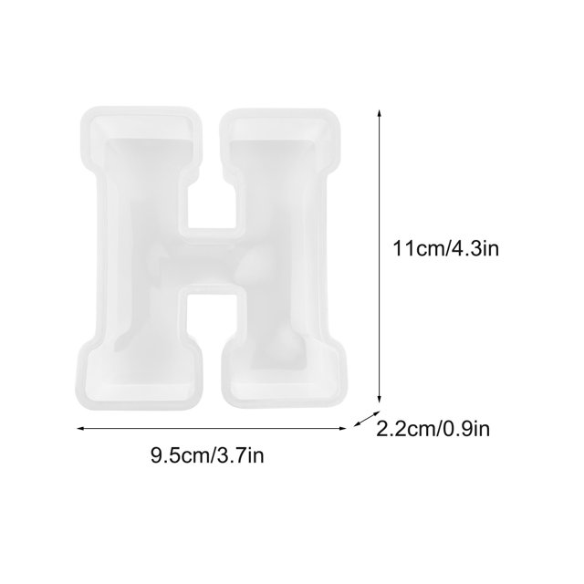 XZNGL Alphabet Cake Baking Mould English Letter Silicone Mold 3D Alphabet Letter