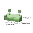 thumbnail image 3 of Rbaofujie College Dorm Storage Powerful Suction Cup Bathroom Shelf Wall Mounted Organizer Rack Plastic Storage Basket Convenient Makeup Tool Stand Easy Installation Suction Rack Bathroom Utensils, 3 of 6