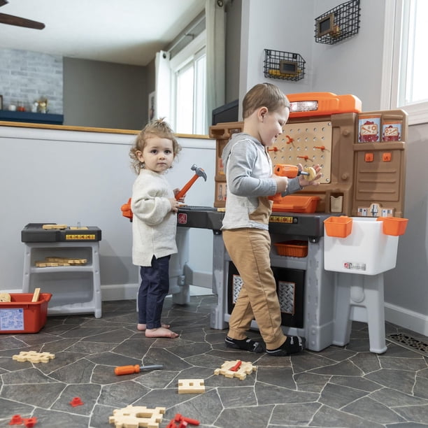 Step2 Pro Play Kids Workshop & Utility Bench with Working Spring