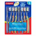 thumbnail image 3 of Colgate Total Advanced Plus Brosse à Dents Manuelle à Embouts de Soie Dentaire, Lot de 8, (8/caisse)=TOTAL 64 Brosses à Dents, 3 of 3