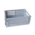 thumbnail image 2 of TopLLC Storage Bins Mini Foldable Plastic Storage Basket For Organizing Crates With Handles For Desks And Bedrooms Storage Bags, 2 of 2