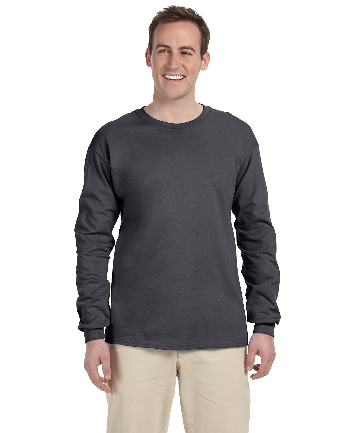 Gildan Men's Double Needle Bottom Hem Rib Knit T-Shirt, Style G2400