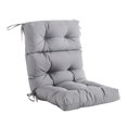 thumbnail image 2 of S SERENABLE Coussin de Dossier de Chaise d'Extérieur Coussin de Chaise pour Extérieur Intérieur Mobilier de Patio Gris Pâle, 2 of 9