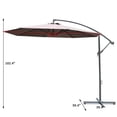 thumbnail image 4 of Outsunny 10’ Diameter Deluxe Patio Umbrella, 4 of 5
