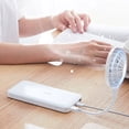 thumbnail image 1 of Dvkptbk electric fan Buttonless USB Mini Portable Fan Is Compact and Portable Suitable for Various Such As Home Office Travel and Commuting, 1 of 8