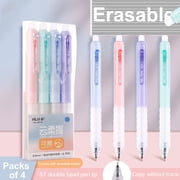 PUREKKI 40ml Press The Erasable Pen Core 0.5 Crystal Blue Easy To Rub Hot Erasable Charcoal Erasable Black Erasable Pen