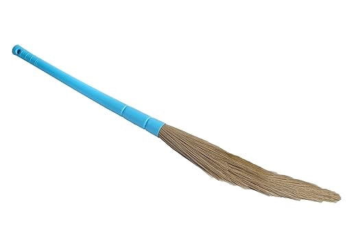 Regalo Sweep Dust Free Broom - Washable, Xl - 1pc | Portable, Lightweight, Compact, Flagged Bristle Jadoo, Flexible, Long Lasting , Fully Biodegradable | Washable, Strong Grip, No Dust Broom