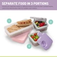 thumbnail image 3 of Melii 2 pack Puzzle Bento Box Container for Kids, 3 compartments, 3 of 5