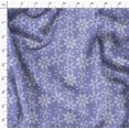 thumbnail image 4 of Soimoi Blue Viscose Chiffon Fabric Snow Flakes Floral Print Sewing Fabric Yard 42 Inch Wide, 4 of 5