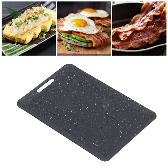 MINI IRON GRILL PAN RECTANGULAR NON STICK FRYING PAN SMALL FOR CAMPING BARBECUE OUTDOOR