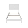 thumbnail image 2 of Portland Twin XL Solid Wood Foundation Bed in White, 2 of 4