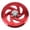 Red, variant on davian Motorcycle Engine Cooling Fan Cover Engine Cooling Fan Protector High Performance Aluminum Alloy Gift Replacement Accessories Purple