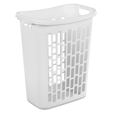 Sterilite Rectangular Open Hamper, White